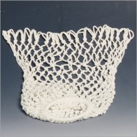 set (6) netjes 10 inch katoen, met ring